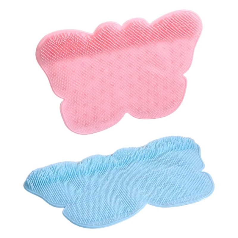 

Shower Foot Scrubber Massager Cleaner Butterfly Wash Foot Bath Massage Cushion