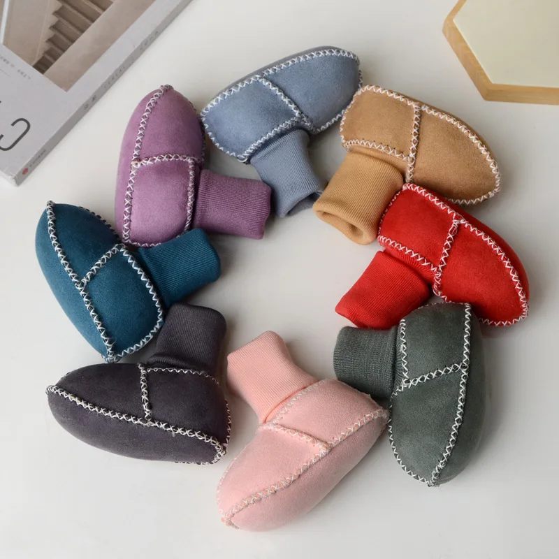 

Winter Baby Shoes 0-1 Year Old Soft Soled Toddler Shoes Baby Boy Floor Socks First Walkers Baby Girl Warm Prewalker Baby Items