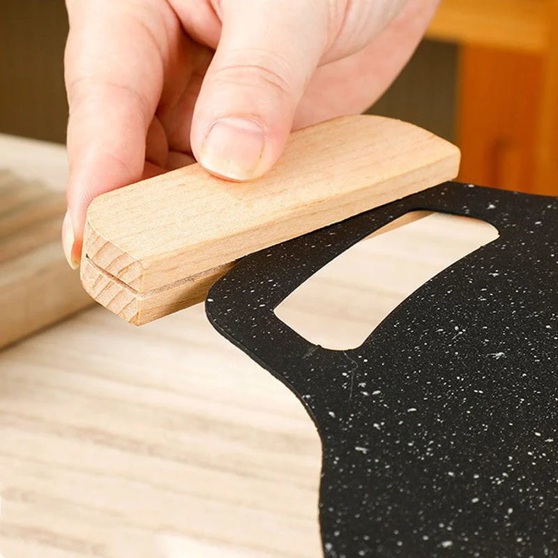 2 шт. портативная деревянная ручка для сковороды кухонной посуды изолированные