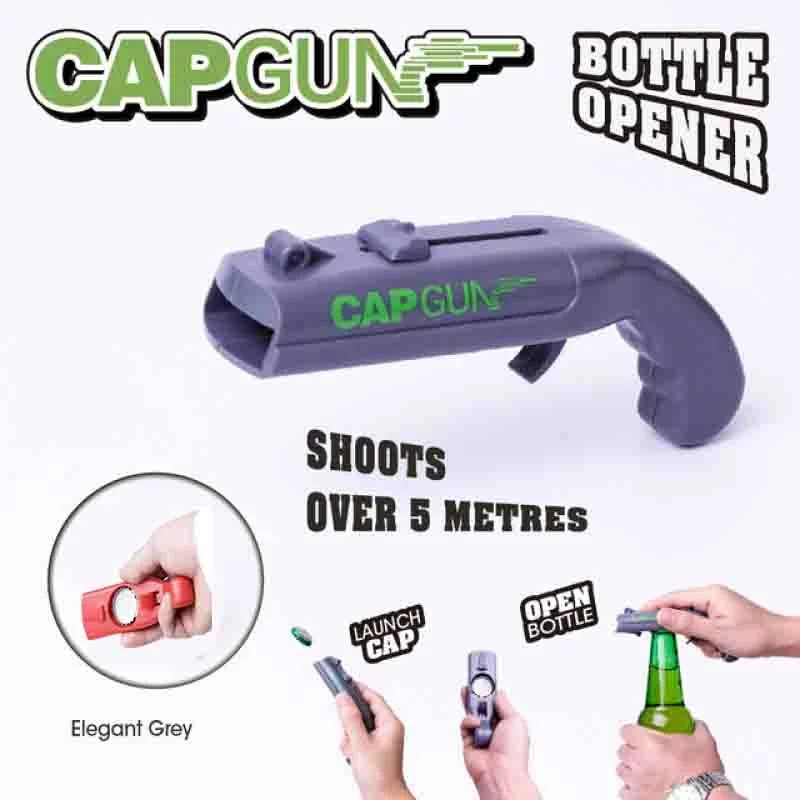 New Flash Cap Gun Creative Flight Launcher Bottle Beer Opener Home Tools | Openers