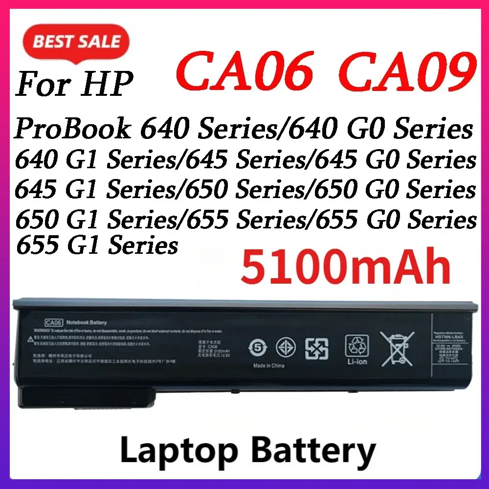 Новый аккумулятор CA06 CA06XL CA09 для HP ProBook 640 645 650 655 G0 G1 ...