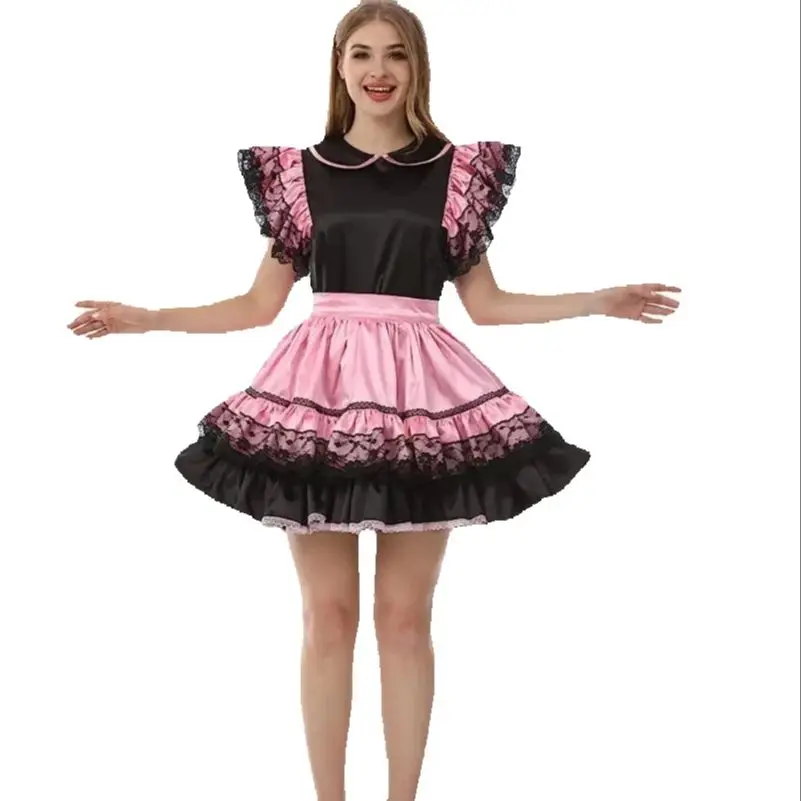 Взрослое гигантское сексуальное платье для маленьких девочек синее черное