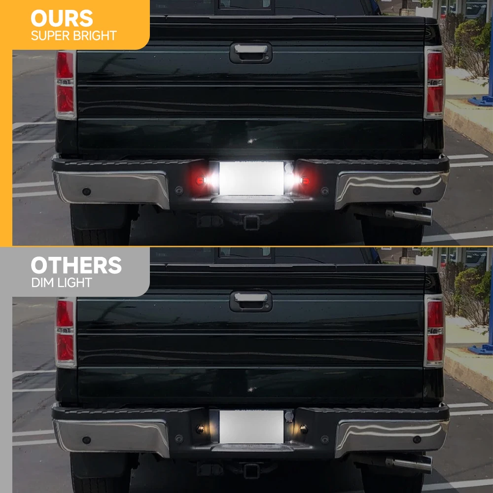 2 шт. OLED лампа освещения номерного знака для Ford F-100 F-150 F-250 F-250HD F-350 Explorer Ranger Lincoln Mark LT