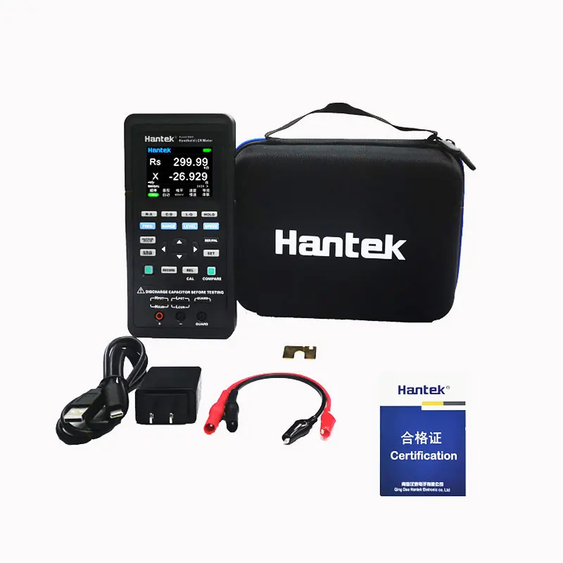 

Hantek Digital LCR Meter hantek1832C Hantek1833C Handheld Portable Inductance Capacitance and Resistance Measuring Tester Tools