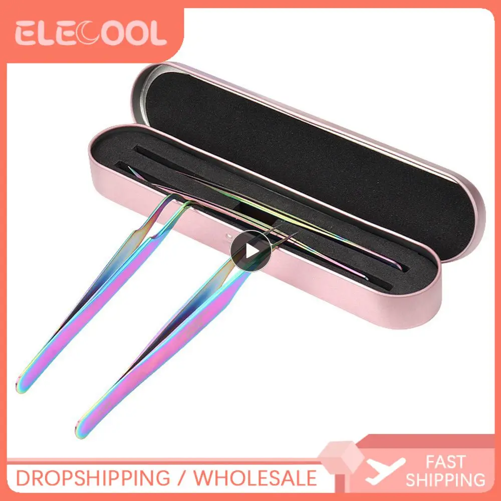 

Makeup Tools And Accessories Durable Professional Eyelash Expansion Forceps Tweezers Storage Tool Lightweight Appearance Makeup