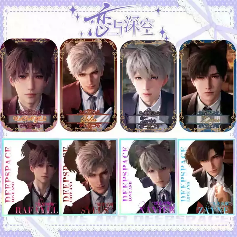 Любовь и глубокий космос Sylus Xavier Zayne Rafayel аниме цветная бумага квадратный значок