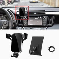 car phone holder dashboard air vent cellphone mount stand clip for toyota rav4 2015 2016 2017 2018 2019 auto accessories