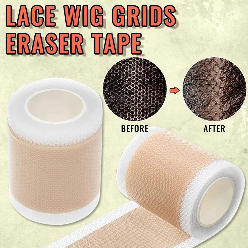 Ultra-thin Silicone Lace Tape Non-slip Adhesive Tape Wig Knots Healer Breathable Lace Wig Grids And Knots Eraser Concealer