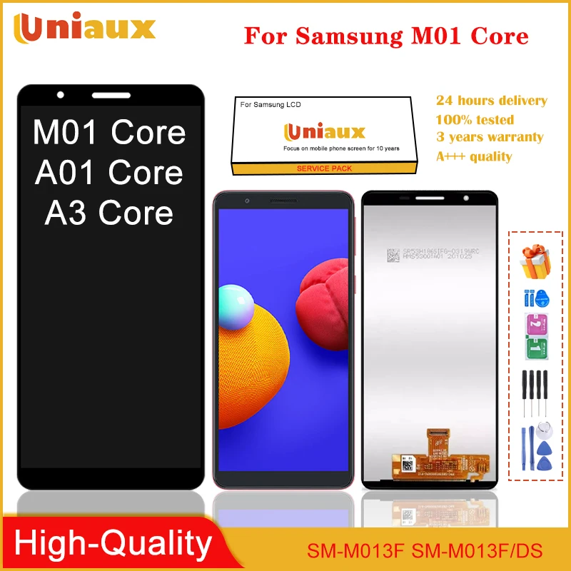 ЖК-дисплей 5 3 дюйма для Samsung Galaxy M01 Core M013F сенсорный экран дигитайзер в сборе Замена