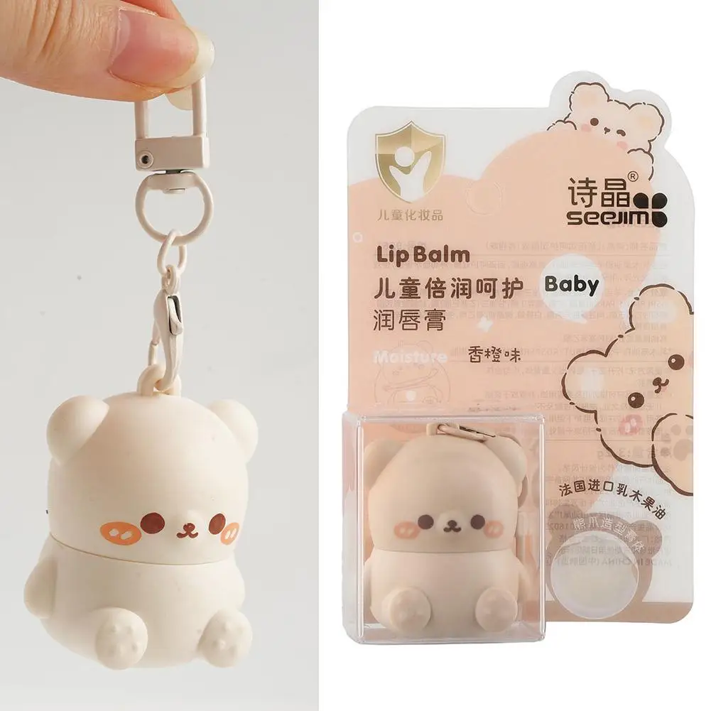 Бальзам для губ Little Bear увлажняющий против сухой трещины выцветает губная помада