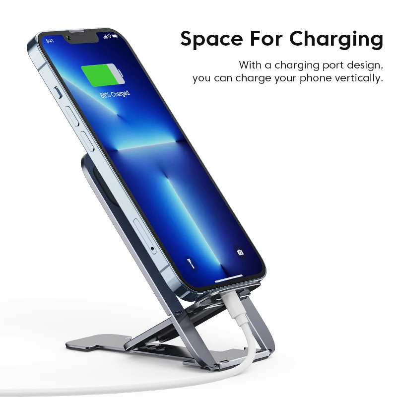 kuulaa phone holder stand aluminum cell phone stand mobile phone support for iphone 13 12 xiaomi samsung huawei free global shipping