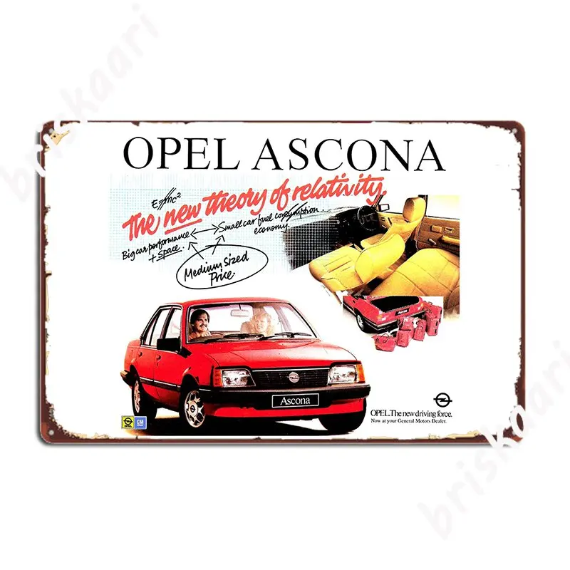 

Opel Ascona Рекламный Плакат Металлический налет на заказ настенный паб плакат оловянные плакаты