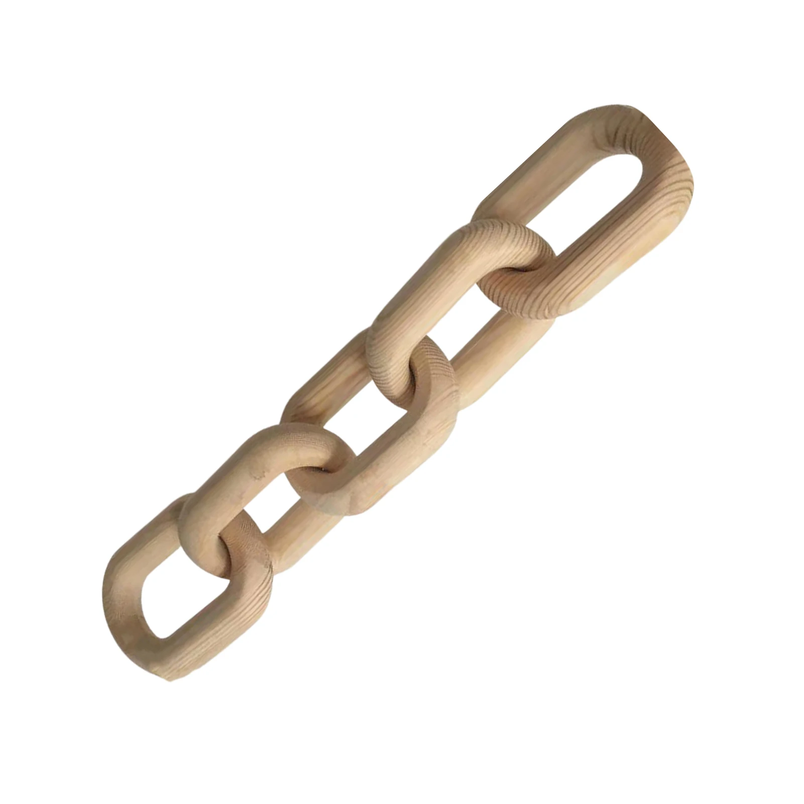 

5 колец в богемном стиле, деревянная цепочка из звеньев, украшение на стену, подвесная цепочка, настольные украшения для гостиной, спальни, украшение для дома