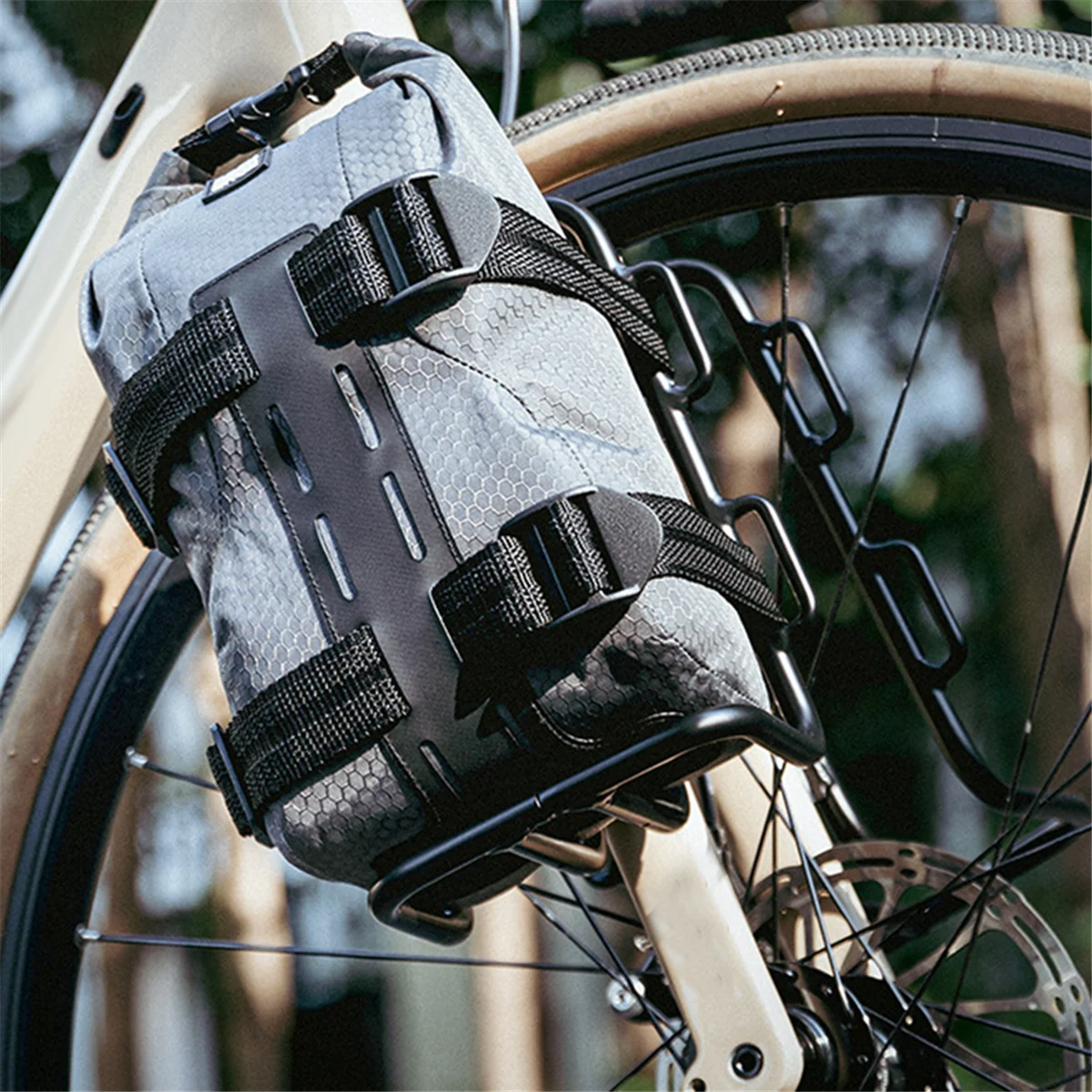 ROCKBROS полка для передней вилки велосипеда с сумкой велосипедной дорожные