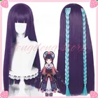 Парик для косплея Genshin Impact Yun Jin, термостойкие синтетические волосы Yunjin, женские парики с вырезами