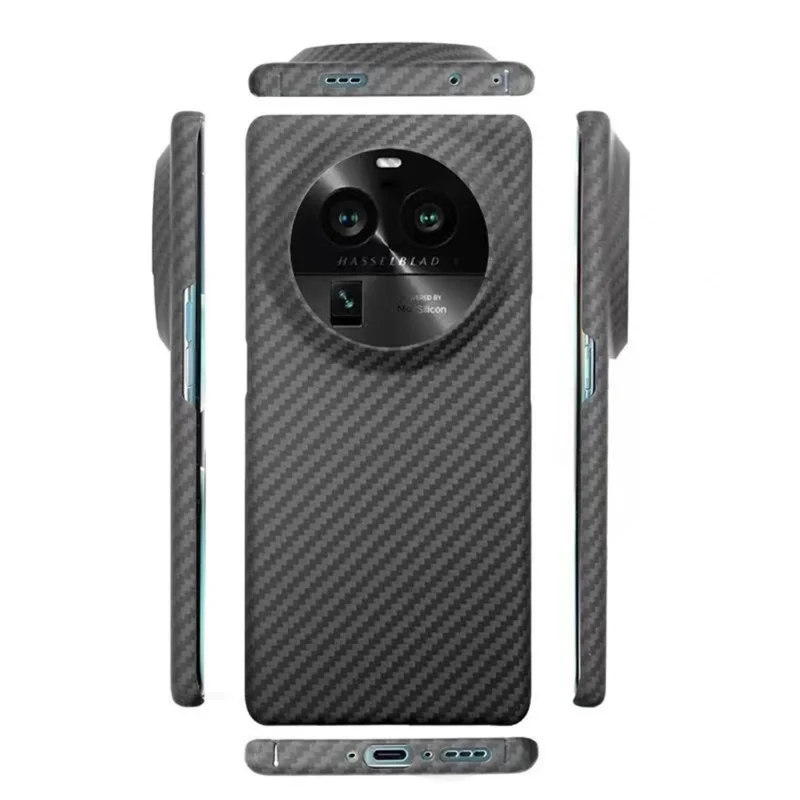 

For OPPO Find X6 Pro Carbon Fiber Fiber Case Aramid Fiber Cover for OPPO Find X6 Ultra-Thin Phone Case