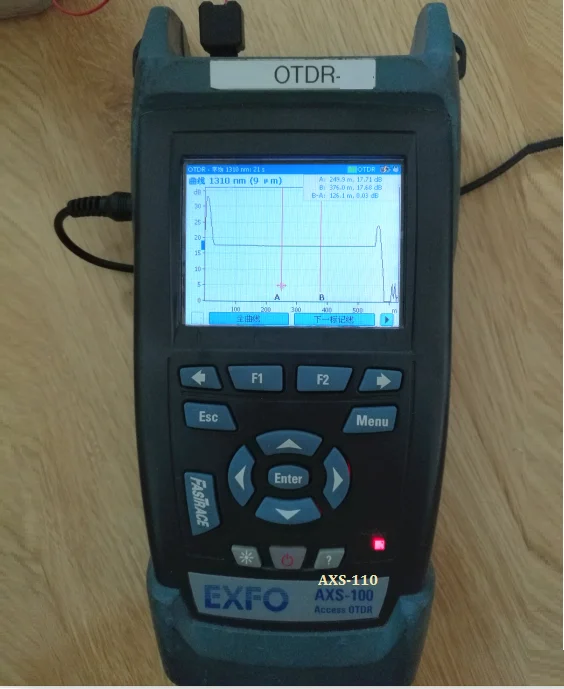 Original EXFO AXS-100 OTDR LCD display