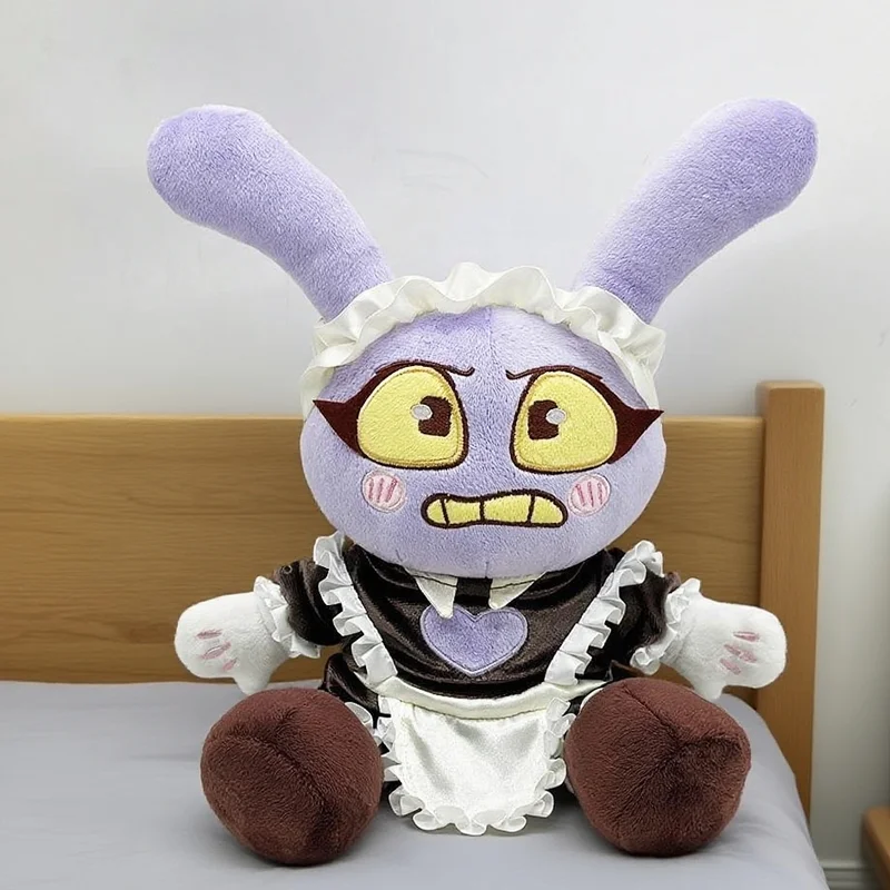 Фото Плюшевая игрушка Manyajiapin Maid Jax из The Amazing Digital Circus, мягкая кукла, украшение для дома, подарок для фанатов анимации №2