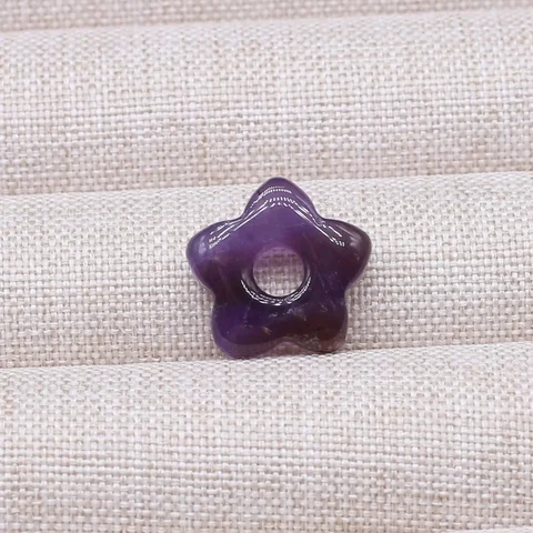 Бусины из натурального камня цветок 15 мм 10 шт.