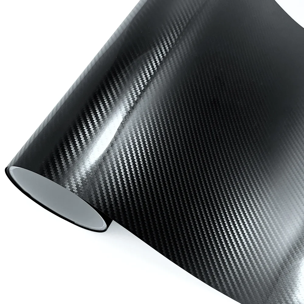 

Высокоглянцевая виниловая пленка из углеродного волокна PET 6D, водонепроницаемые автомобильные наклейки на капот, клейкая виниловая пленка, автоаксессуары для мотоциклов