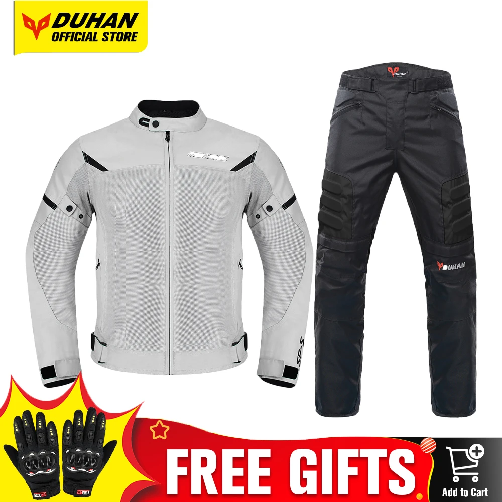 

Summer Breathable Motorcycle Jacket Men's Motorcyclist Cycling Protective Jacket Motocross Clothing Removable Protective Gear