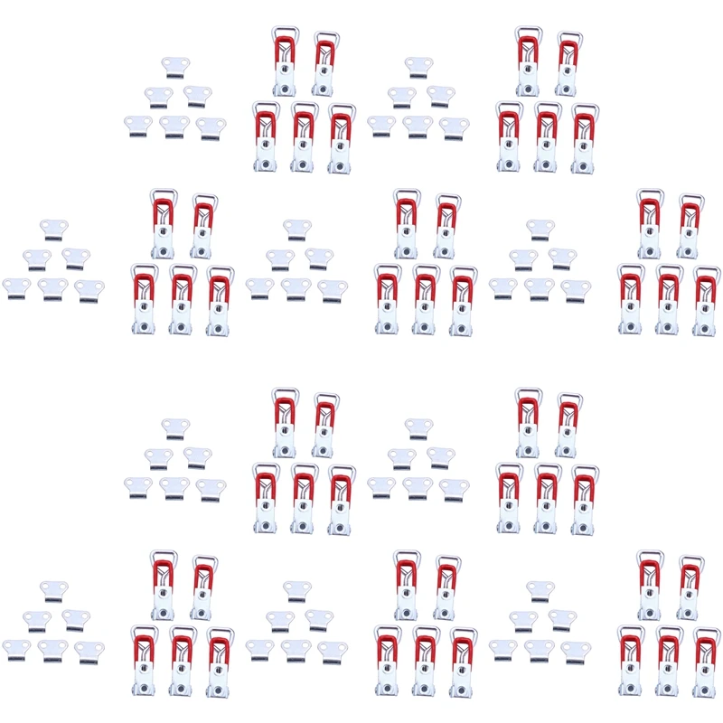 

50 шт., регулируемый рычажный зажим, 100 кг/фунтов