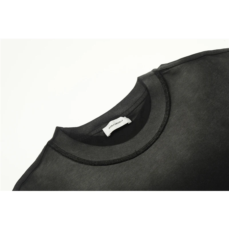 Футболка Askyurself Мужская и женская хлопковая оверсайз футболка с коротким рукавом