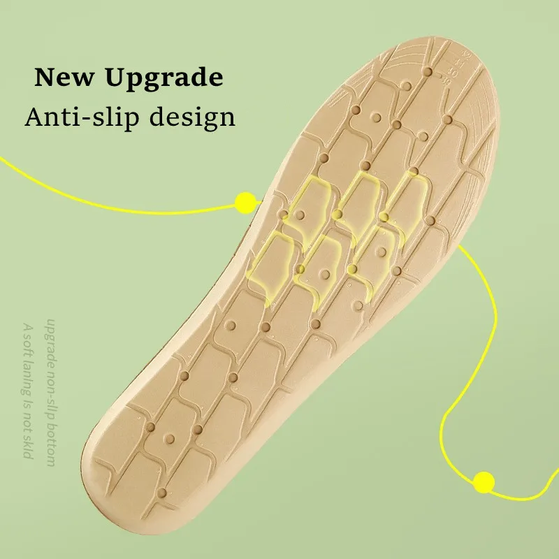 Acupressure on Foot Insole Men Women Soft Breathable Sport Cushioning Inserts Sweat-Absorbing Deodorant Insoles Boost Shoe Pads