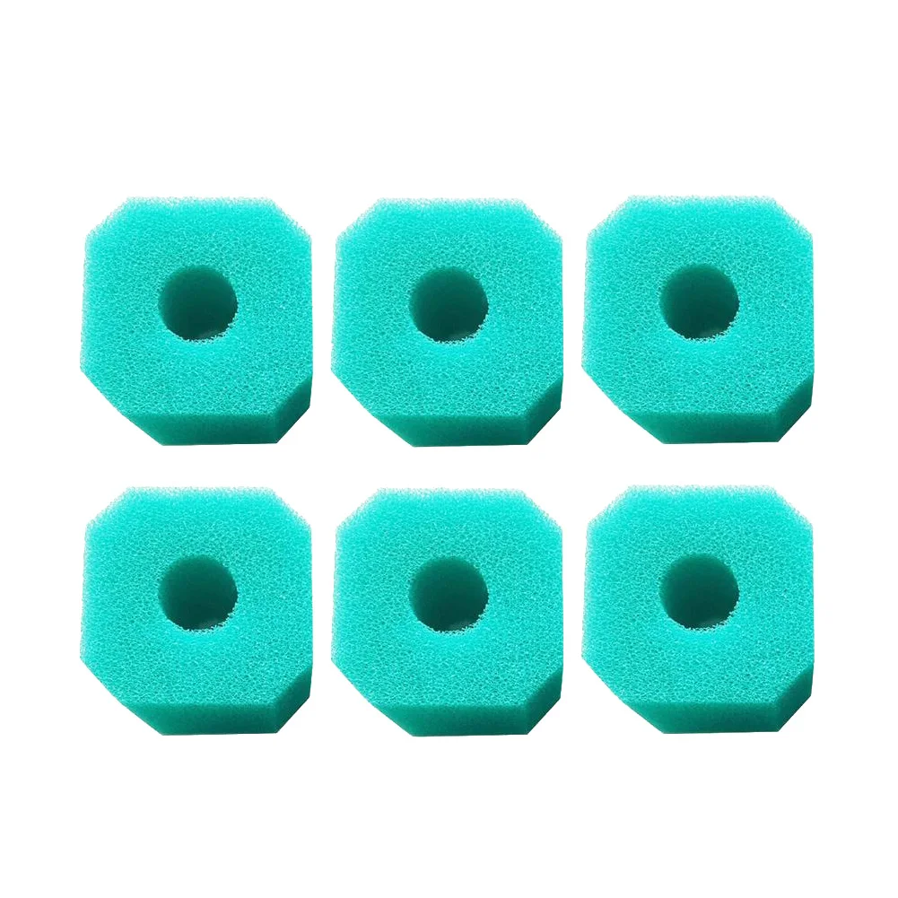 

6Pcs Foam Filters Hot Tub Spa Reusable Washable Sponge Replacement for V1 S1 Green