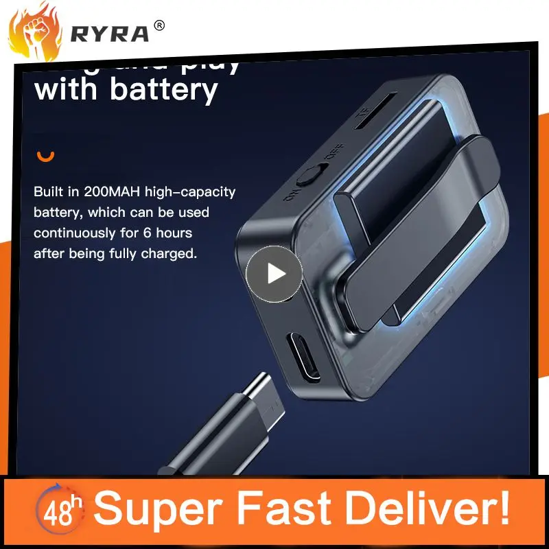 

Audio Adapter 5.0 Supports Remote Camera Mp3 Player Lossless Sound With Lcd Screen Audio Accessories Black