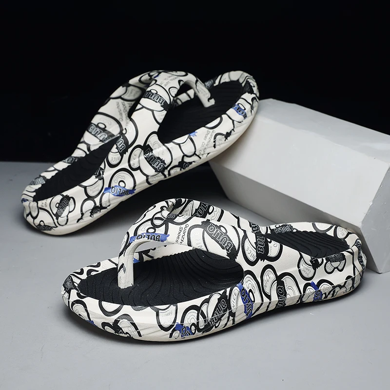 Шлепанцы для пар Эва Нескользящие повседневные пляжные тапочки лета 2024