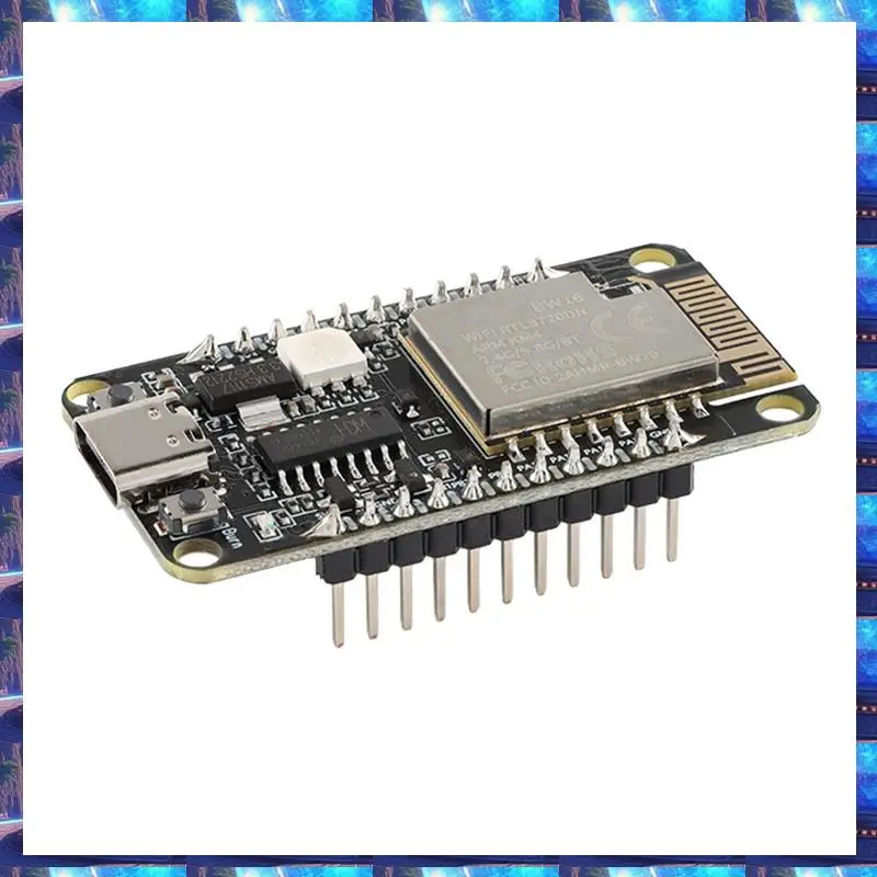 Фото Плата разработки BW16-Kit 2025 RTL8720DN Двухдиапазонный Wi-Fi маломощный модуль Bluetooth BLE Интерфейс Type-C, BW16-Kit Development B №1