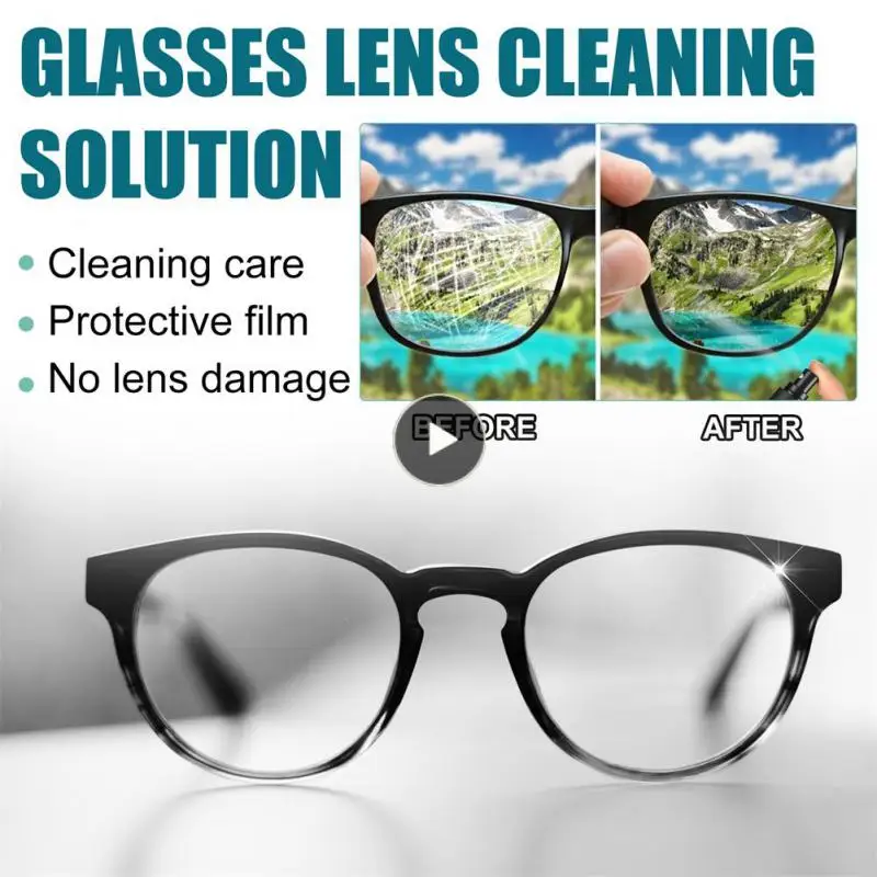 

Спрей для удаления царапин на очках, защита от запотевания, удаление грязи и масла, природный портативный очиститель линз 100 мл