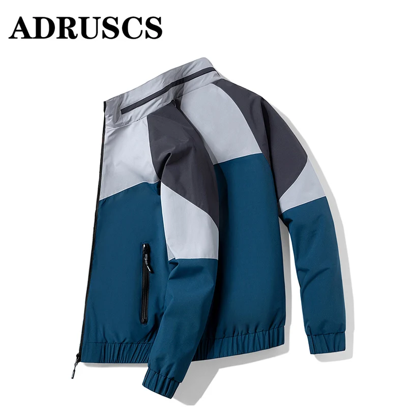 

Куртка-бомбер мужская с воротником-стойкой, модная тонкая легкая Повседневная приталенная, с Бейсбольным воротником, весна