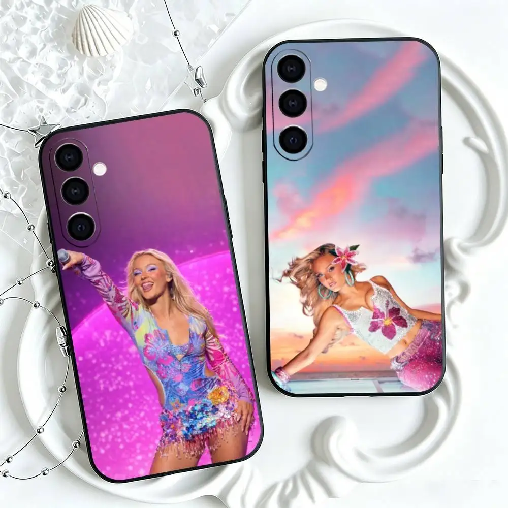 Фото Чехол для телефона Midnight Sun Zara Larsson для Samsung Galaxy A73, A72, A71, A70, A53, A52, A51, другие модели, мягкий черный чехол №1
