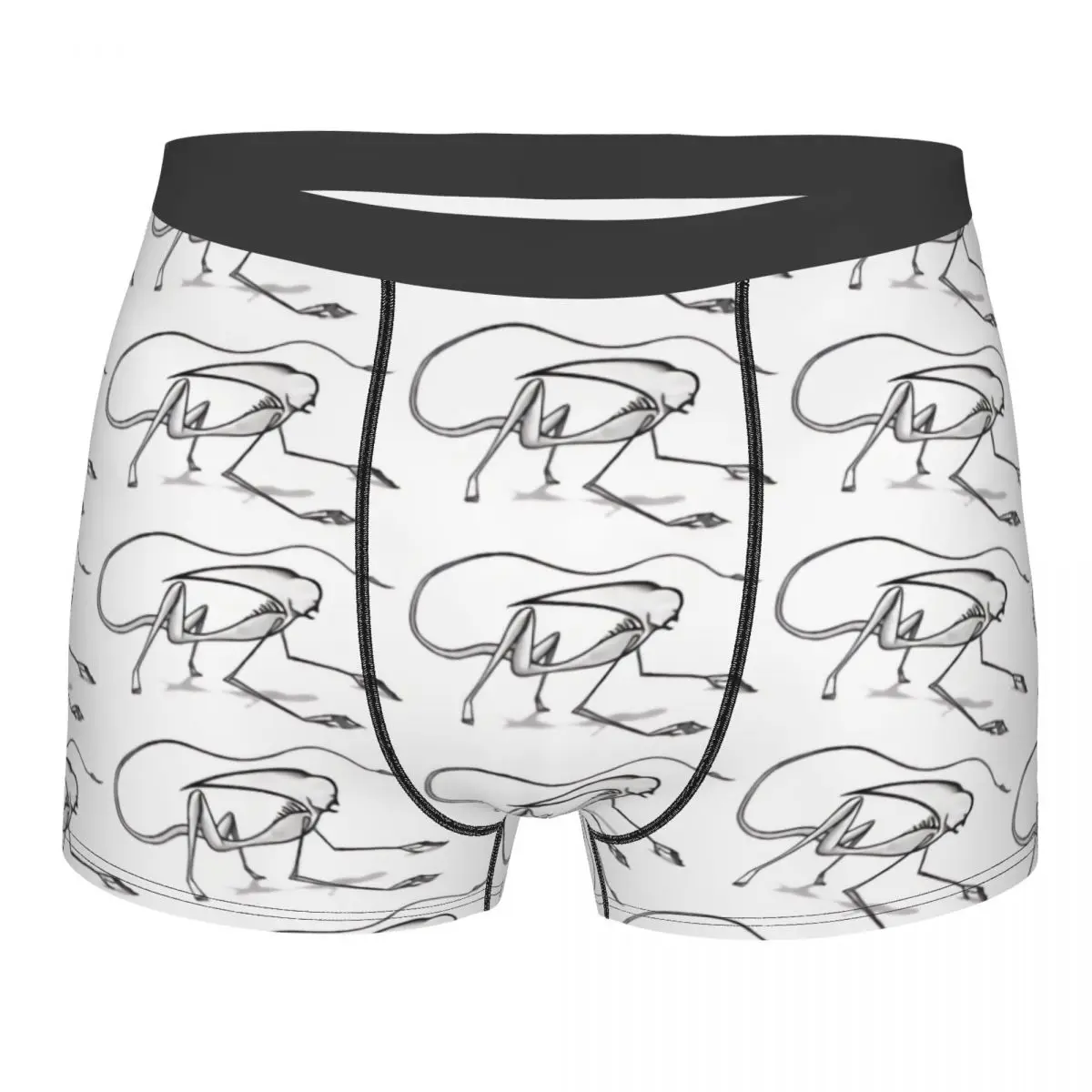 

Neomorph Crawling Men Boxer Briefs Alien Highly Breathable Underwear Top Quality Print Shorts Gift Idea
