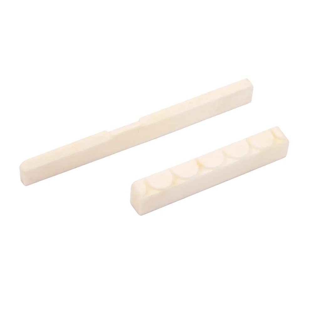 

DJ05/06 Guitar Classical Ox Bone Upper and Lower Pillow Arch Shape (Ivory)
