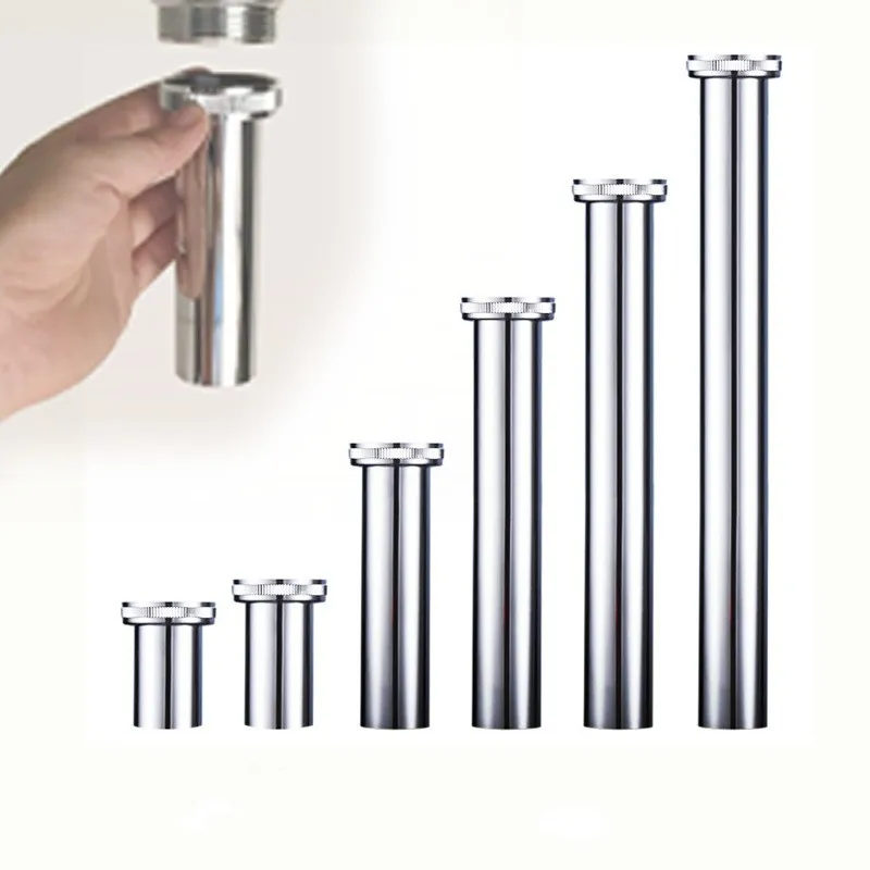 

Basin Siphon Extension Pipes Adapter Filter Drain Fittings Plumbing Trap Hose Washbasin Sink Stopper Set Bottle Bathroom Connect
