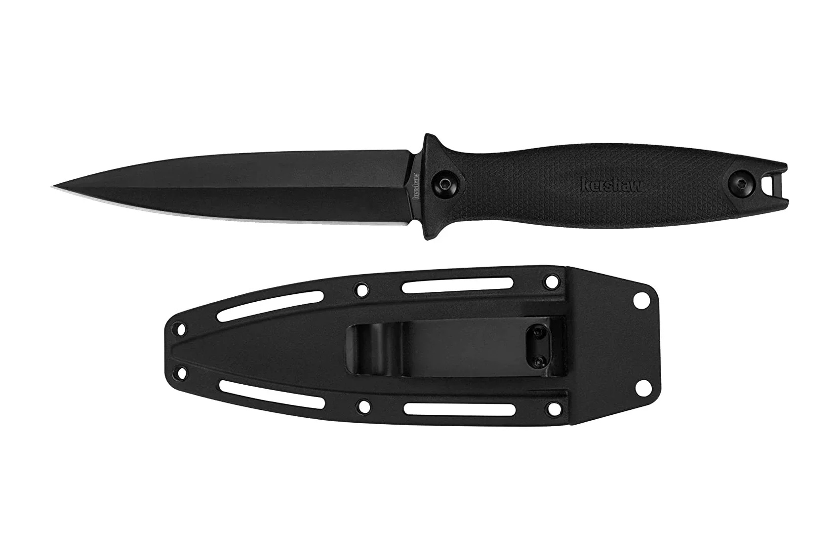 

Kershaw 4007 Fixed Blade Knife 8cr13 Blade ABS Handle Tactical Hunting Outdoor Camping Survival Straight Knives EDC Diving Tool
