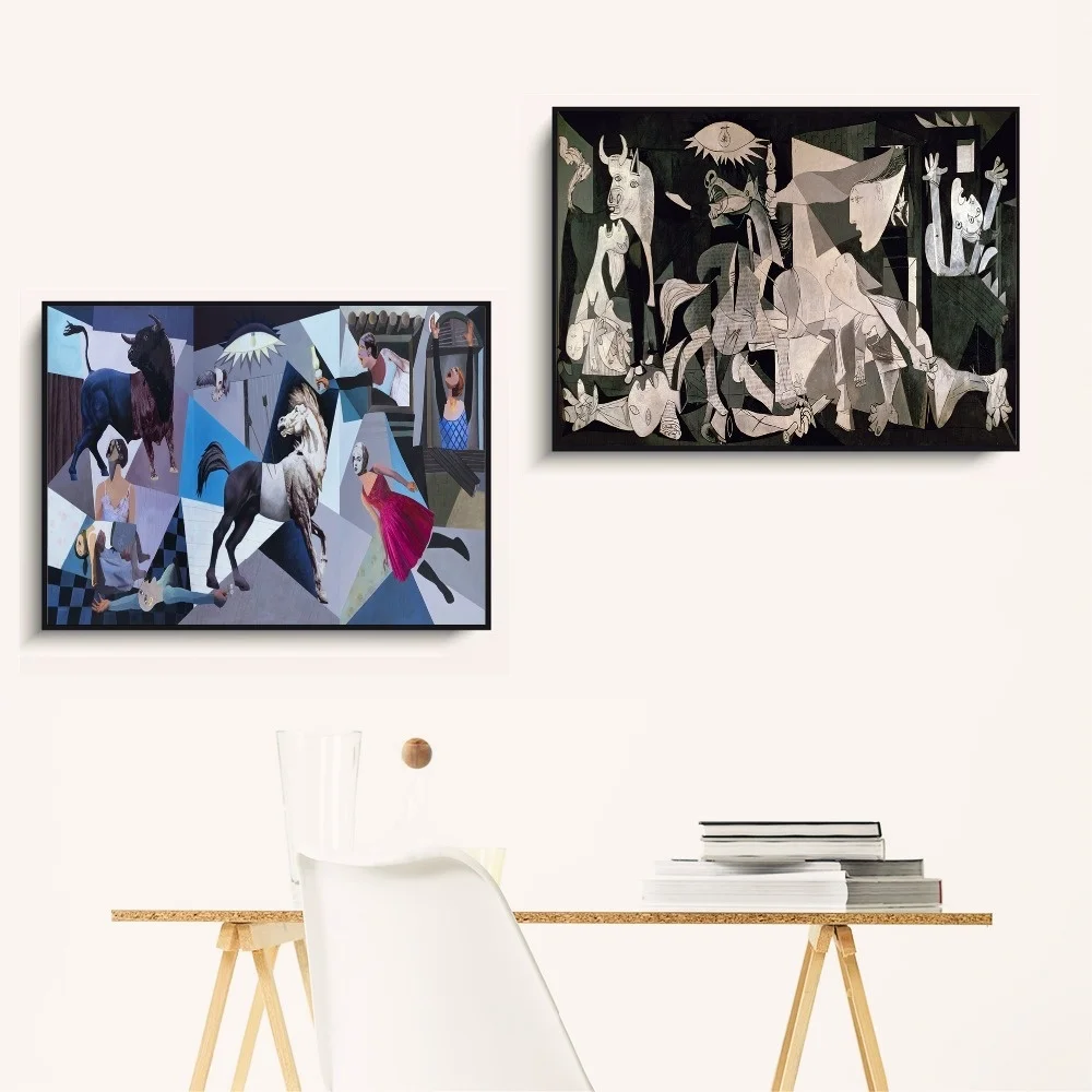

Guernica Surreal абстрактный постер LSD кислота и печать на холсте художественная живопись настенные картины украшение детской комнаты домашний Де...