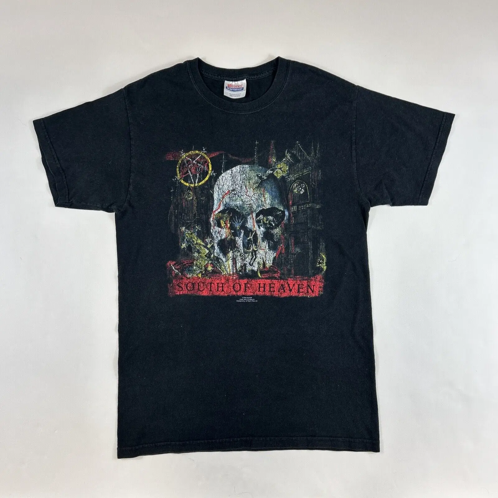 Винтажная Коллекция 2005 года футболка с изображением рассекающего света на юге