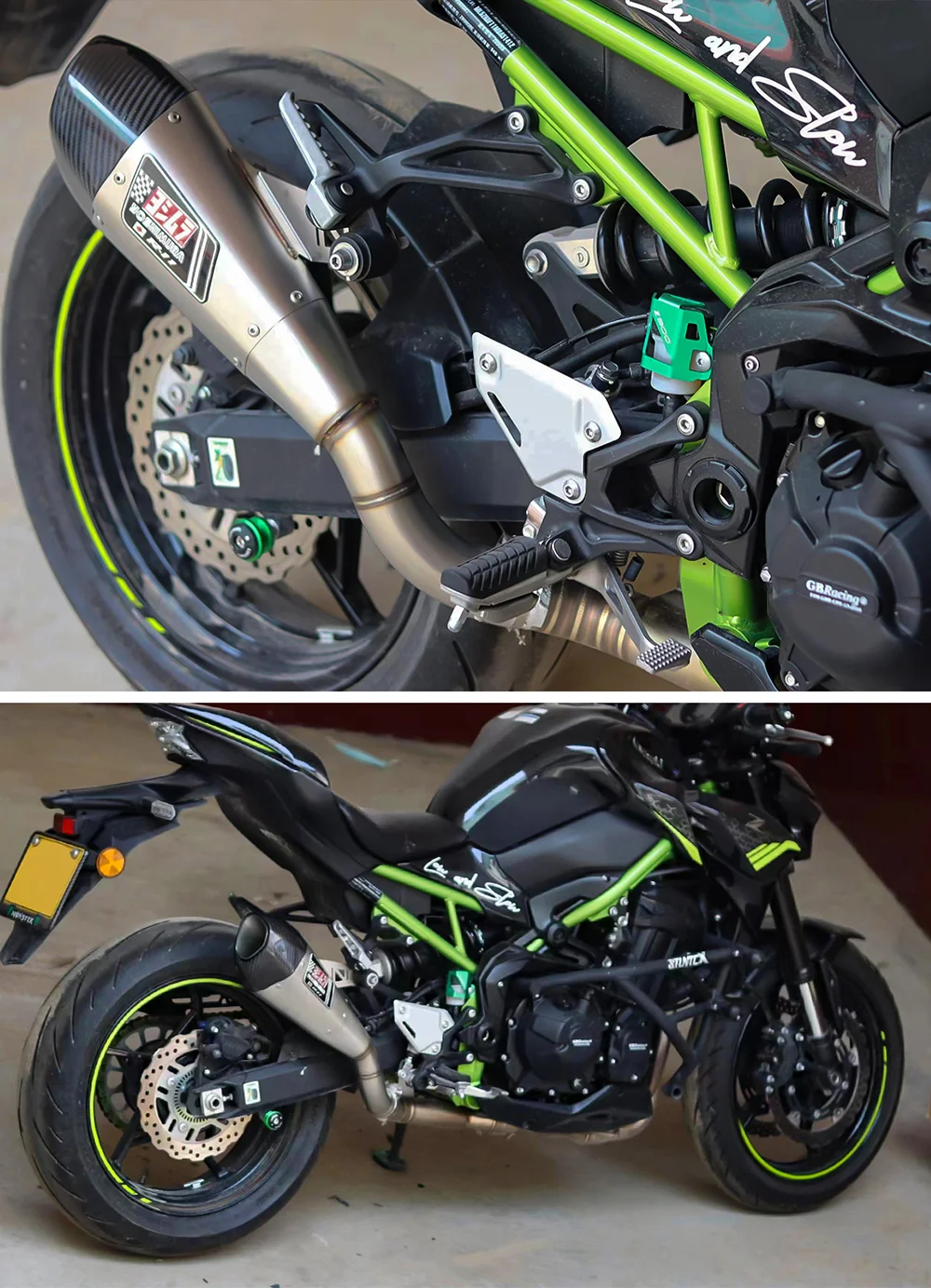 Слипоны для Kawasaki Z900 Ninja 900 мотоцикл глушитель Escape устройство 2021 2022
