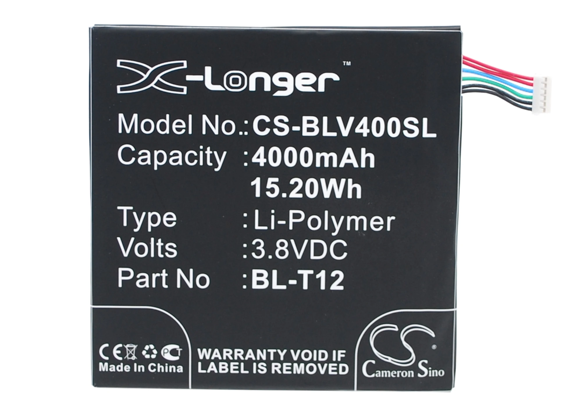 

CS 4000mAh / 15.20Wh battery for LG Pad 7.0, V400, V410 BL-T12, EAC62438201