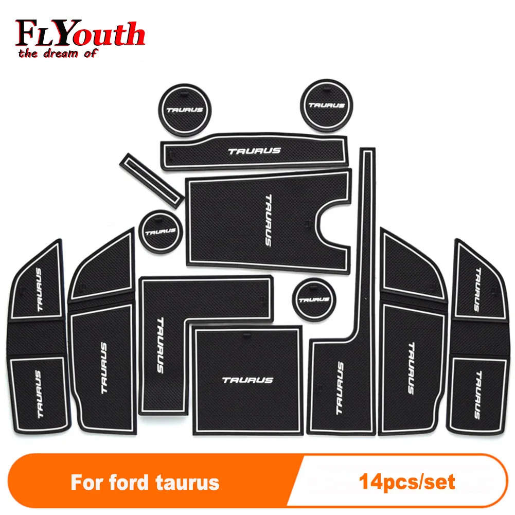 

Аксессуары для автомобиля 14 шт./компл., Противоскользящий коврик для дверных ворот Ford Taurus