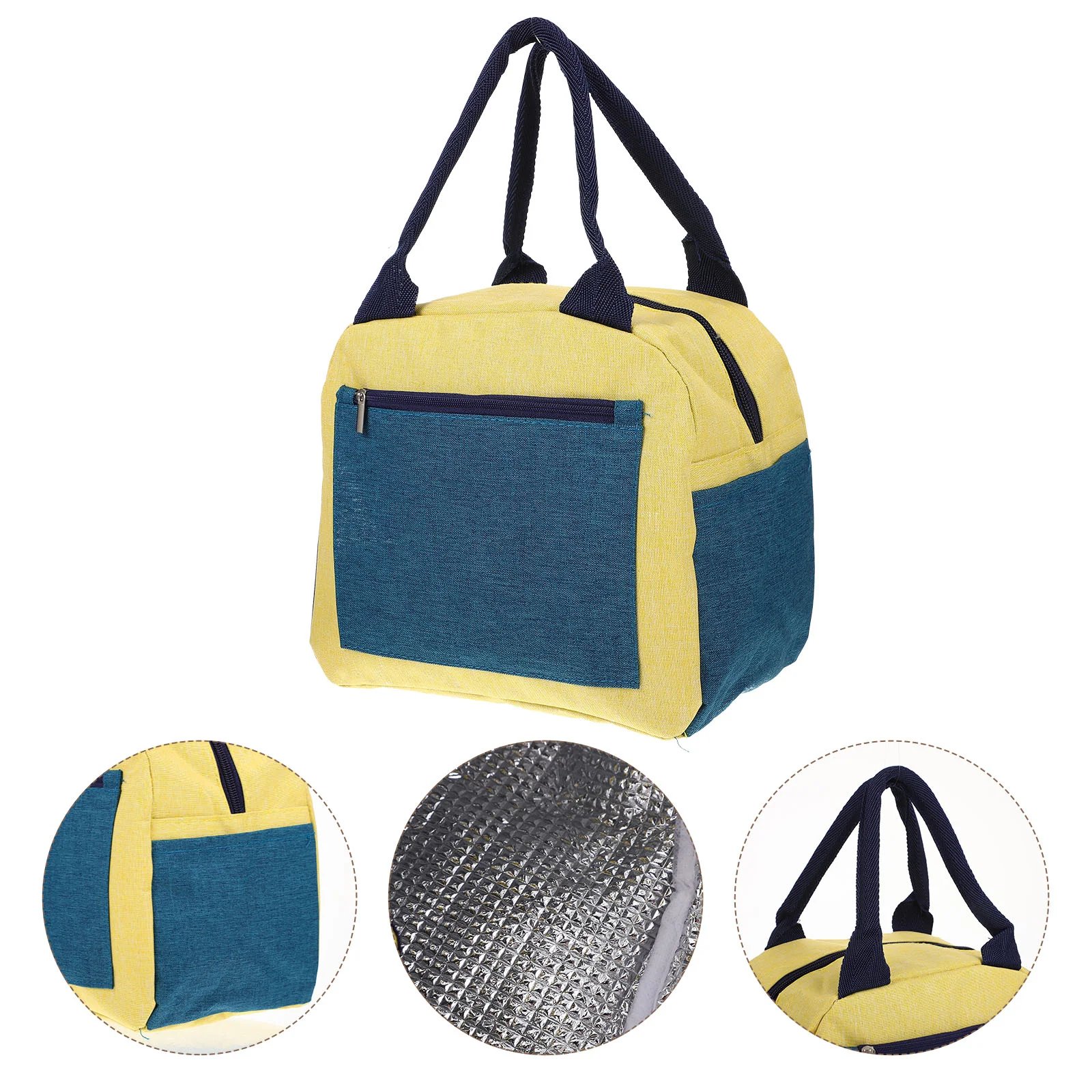 

Insulated Lunch Bag Bags Women Cooler Kids Bento Box Tote Work Container Boxes Portable Thermal Food Bread