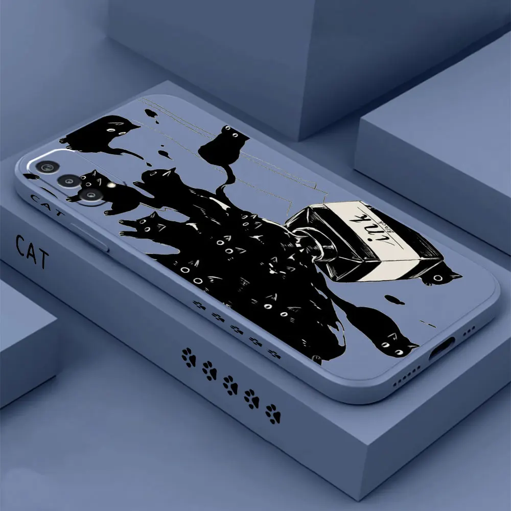 

Cat Playing with Ink Case For OPPO A97 A96 A95 A94 A93 A93S A92S A91 A83 A74 A73 A72 A59 A57 A55 A54 A52 A16 A15 A95 4G 5G Cover