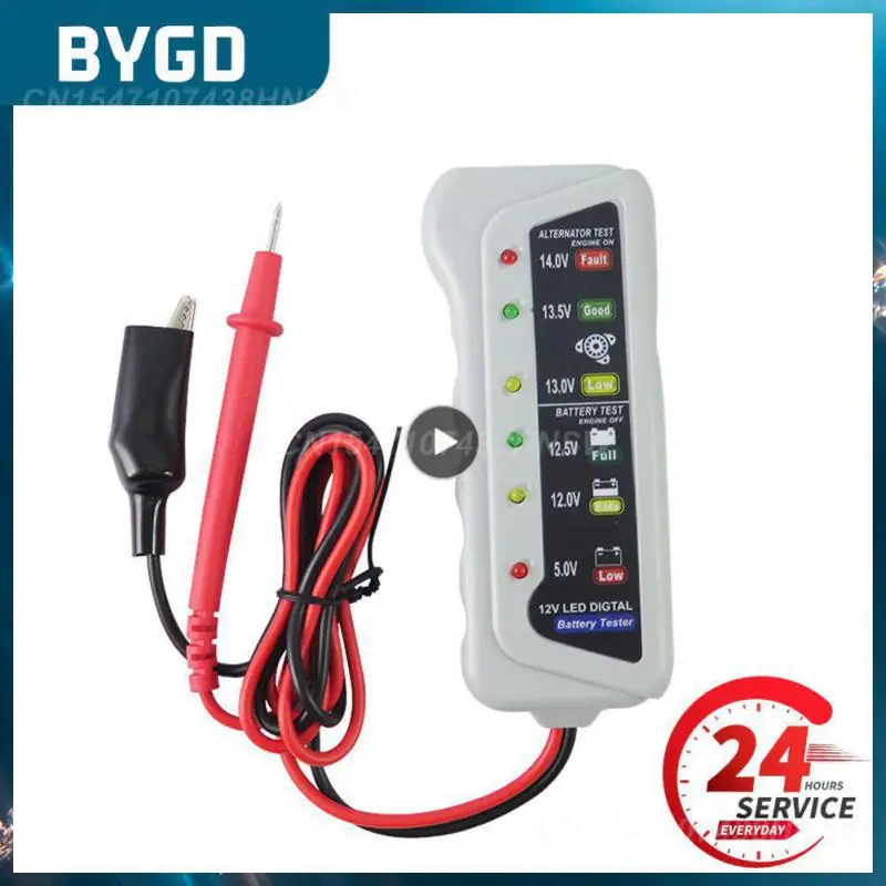 

Детектор аккумулятора 6 В/12 в, портативный универсальный измеритель емкости аккумулятора