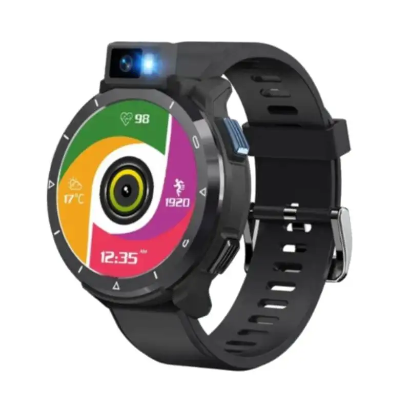 

2024 New OPTIMUS 2 Smartwatch Black 4G Android OS 2260mAh WIFI SIM Card GPS Rotatable Camera 4GB+128GB Smart Watch Men