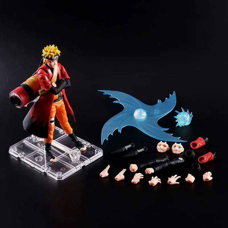 

Japanese anime Naruto hand-operated joints movable Uzumaki Naruto 3rd generation large spiral pill model ornament hand-held