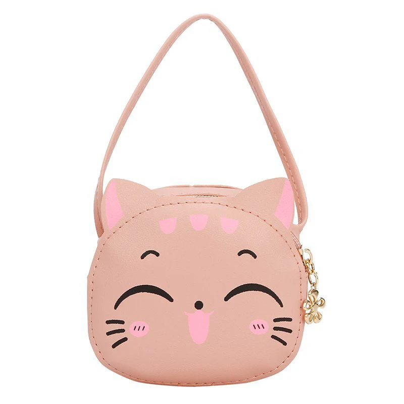 New Cartoon Children Messenger Bag Cute Cat Children Fashion Coin Purses and Handbags Cute Boy Girl Mini Shoulder Bag images - 6